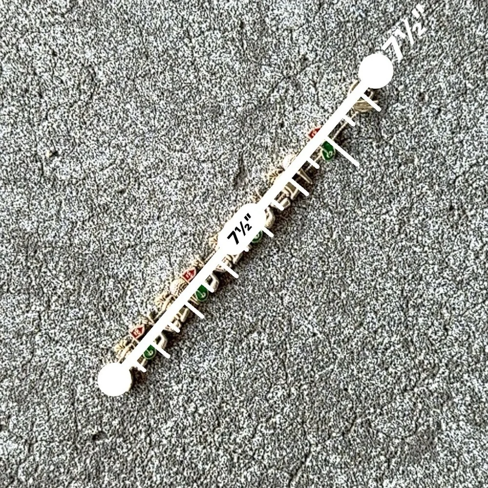 VTG Goldette Slide Golf Charm Bracelet